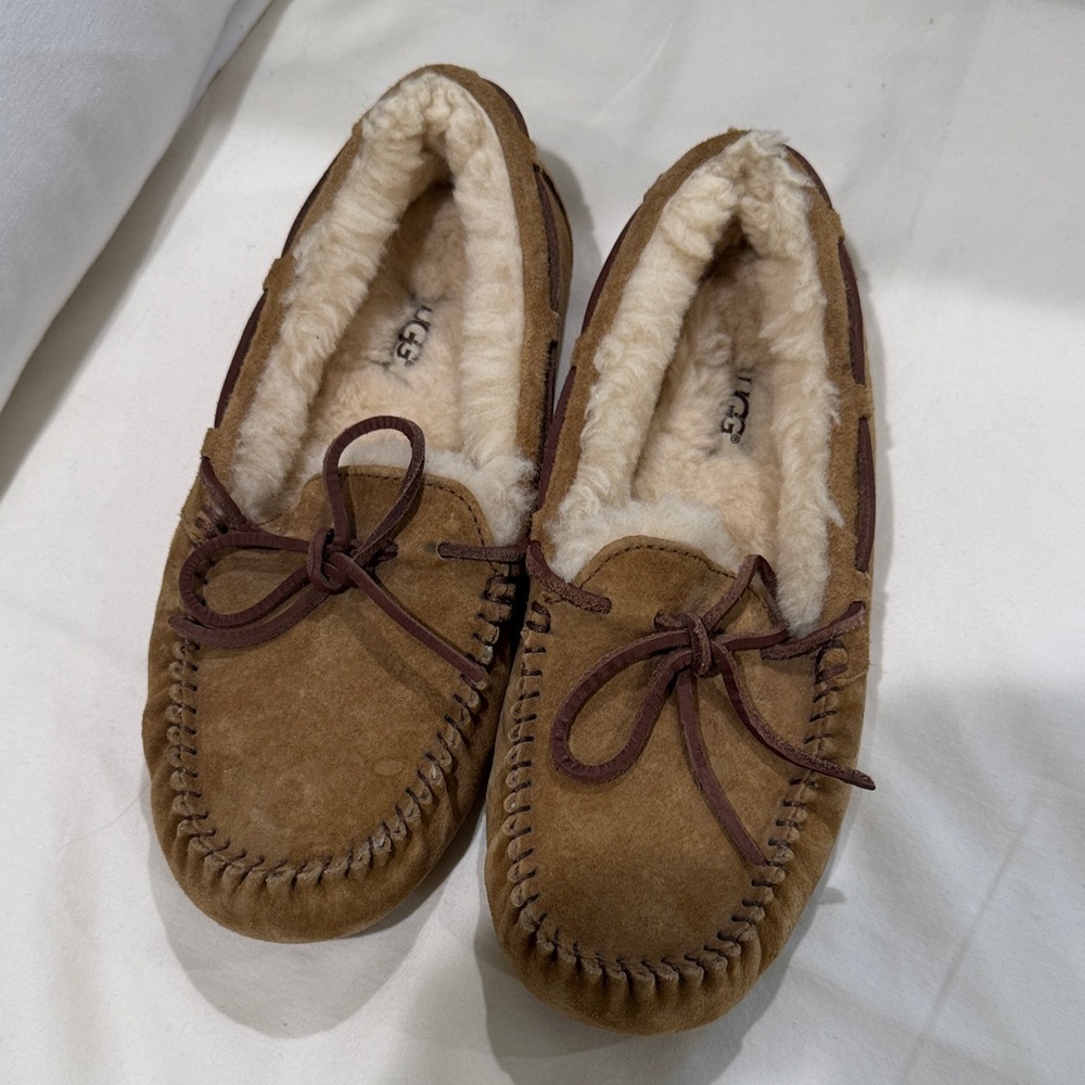 UGG Tan and Cream Women's Slippers